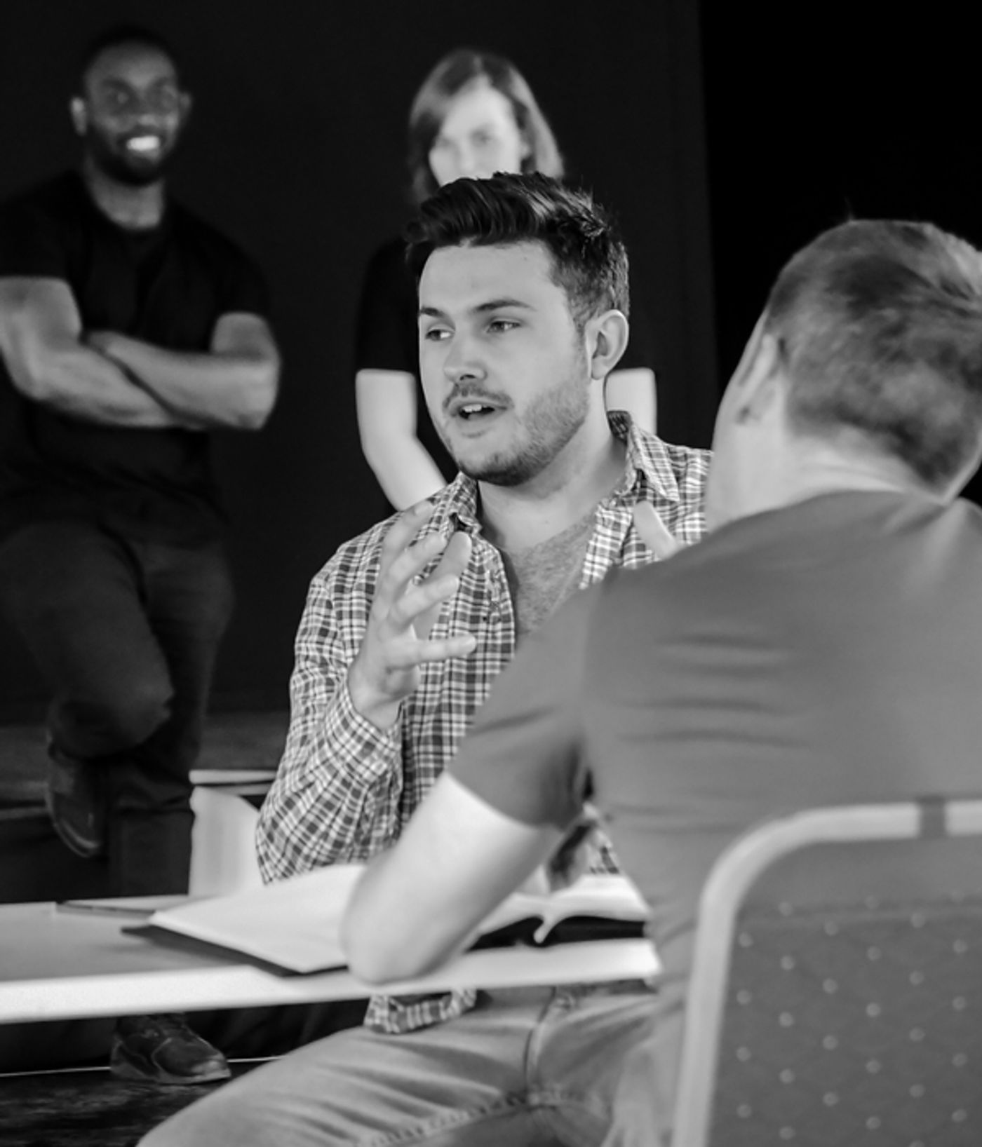 Photo Flash: Inside Rehearsal For Hope Mill Theatre's THE EXONERATED Photo Flash: Inside Rehearsal For Hope Mill Theatre's THE EXONERATED Image