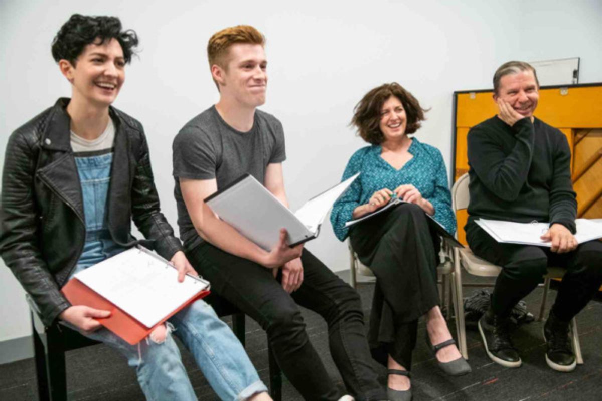 L to R: Morgan Sullivan, Jack Bowman, Shauna Bloom, and Charles Baran at 