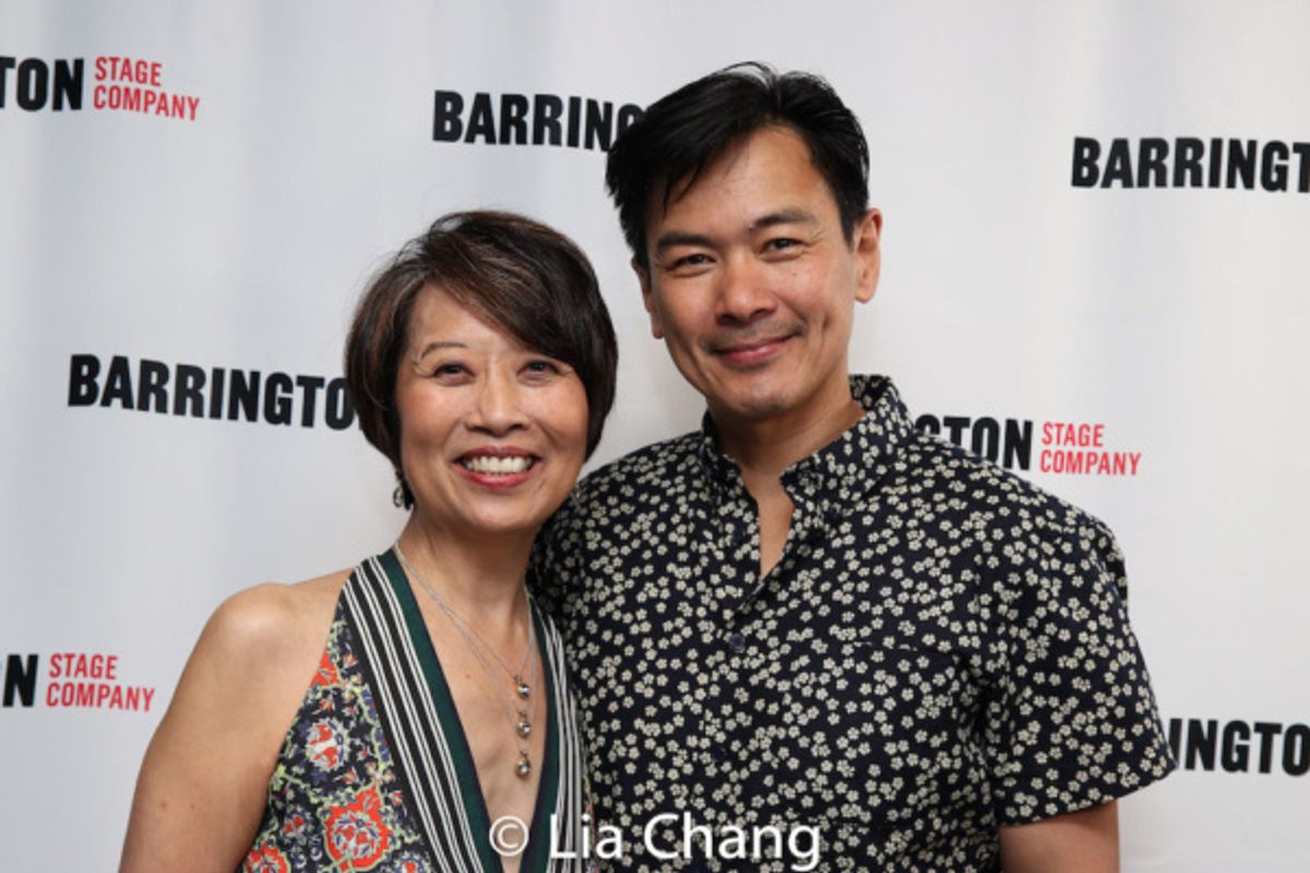 Playwright Jeanne Sakata and Joel de la Fuente at 