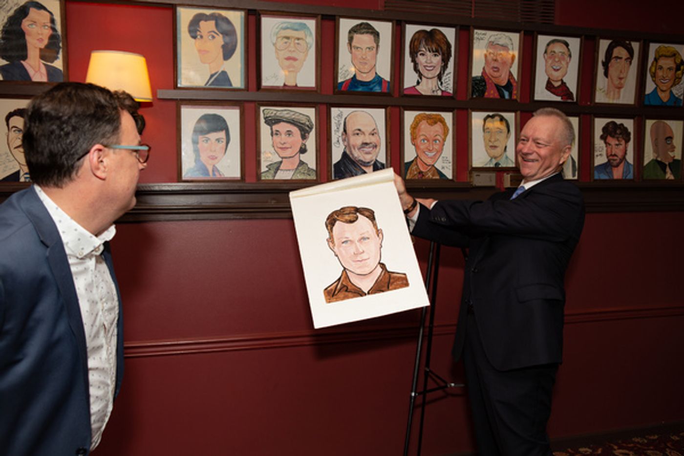 Photo Coverage: THE PROM'S Brooks Ashmanskas Receives Sardi's Portrait!  Image