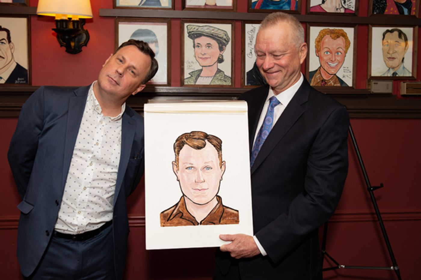 Photo Coverage: THE PROM'S Brooks Ashmanskas Receives Sardi's Portrait!  Image