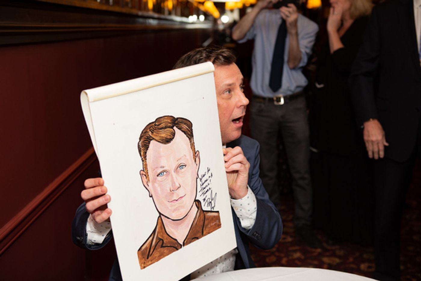 Photo Coverage: THE PROM'S Brooks Ashmanskas Receives Sardi's Portrait!  Image