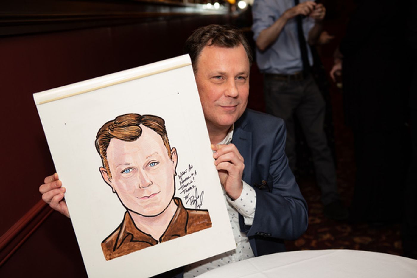 Photo Coverage: THE PROM'S Brooks Ashmanskas Receives Sardi's Portrait!  Image