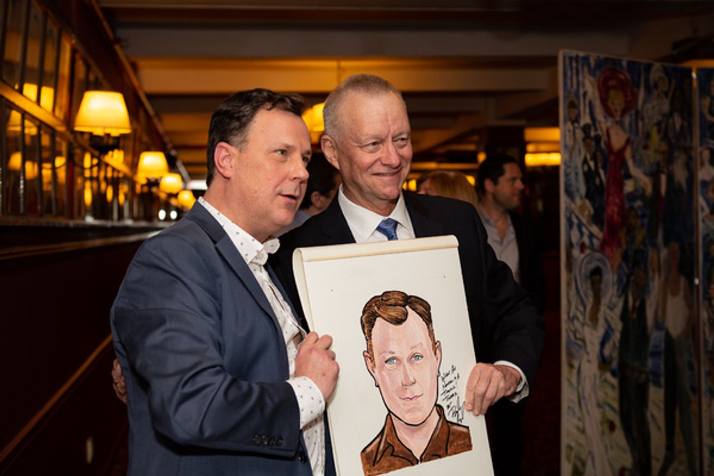 Photo Coverage: THE PROM'S Brooks Ashmanskas Receives Sardi's Portrait!  Image