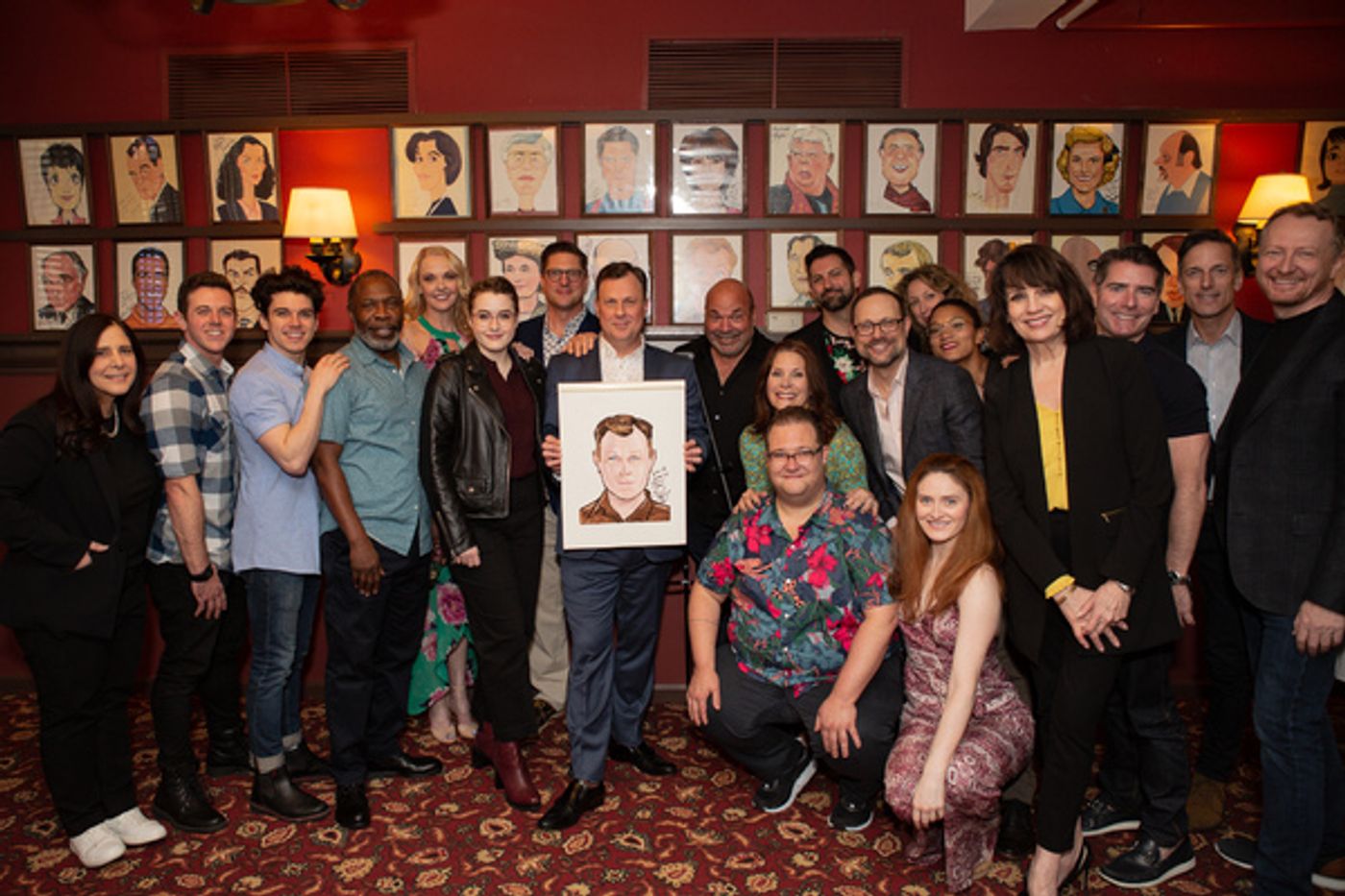 Photo Coverage: THE PROM'S Brooks Ashmanskas Receives Sardi's Portrait!  Image