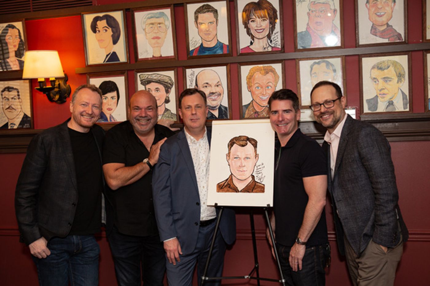 Photo Coverage: THE PROM'S Brooks Ashmanskas Receives Sardi's Portrait!  Image