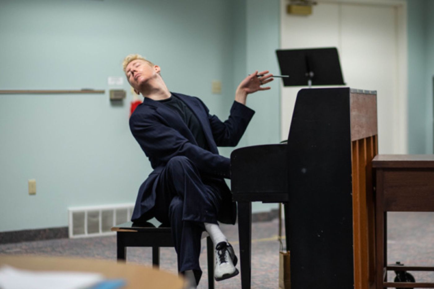 Photo Flash: In Rehearsal With Hope Summer Rep's MURDER FOR TWO  Image