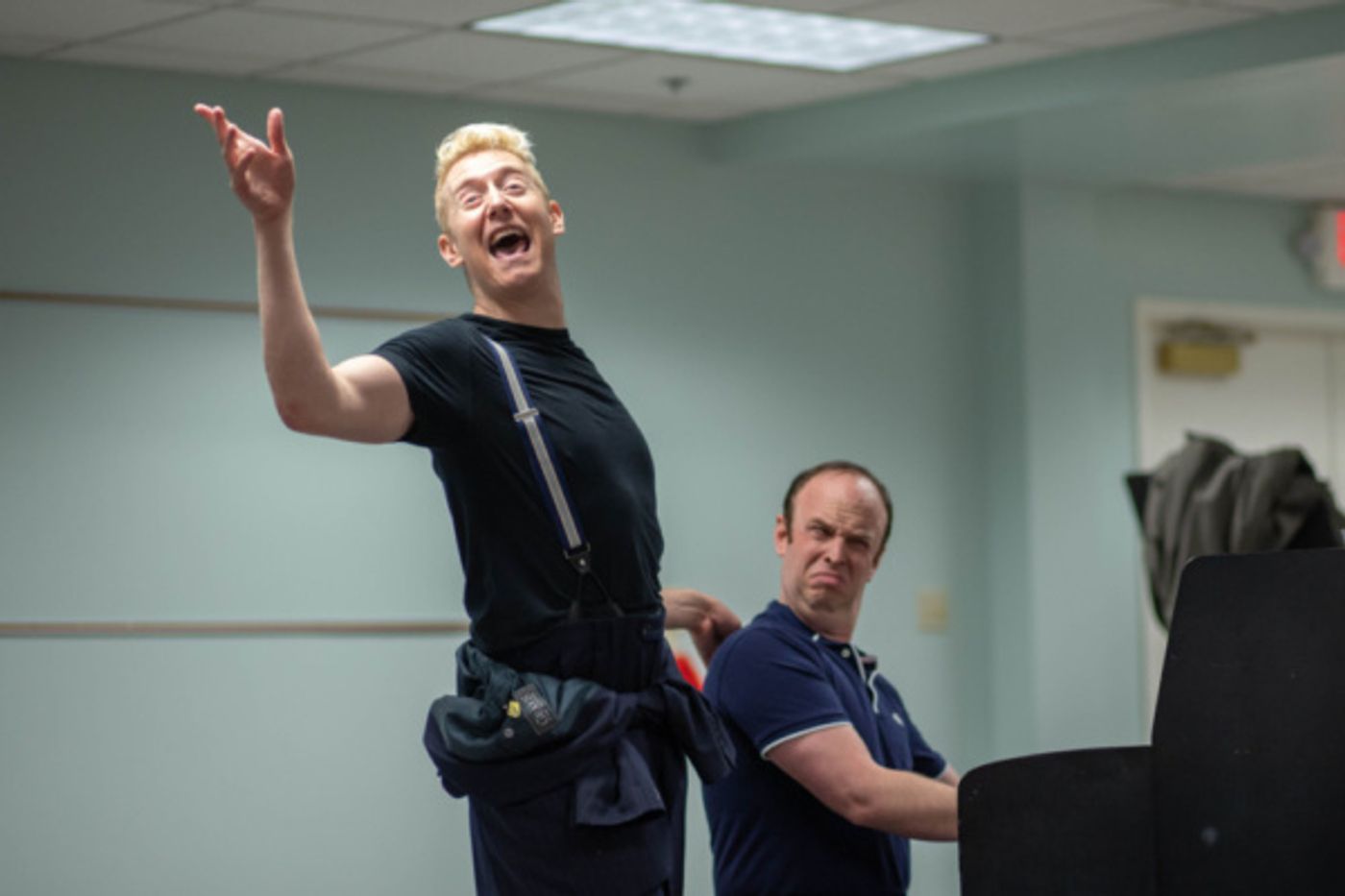 Photo Flash: In Rehearsal With Hope Summer Rep's MURDER FOR TWO  Image