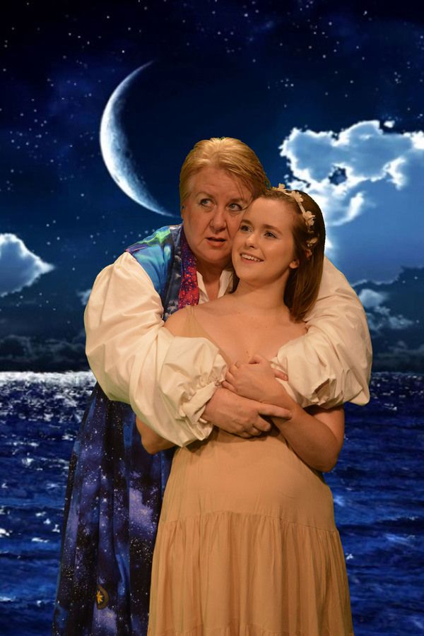 Susan Felder as Prospera, Jenna Van Weelden as Miranda Photo