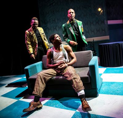 Lawrence Flowers (LITTLE MOE), Sterling McClary (NOMAX), and Eugene H. Russell IV (NO Photo