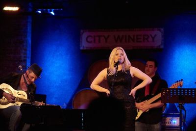 Brian Gallagher and Megan Hilty Photo