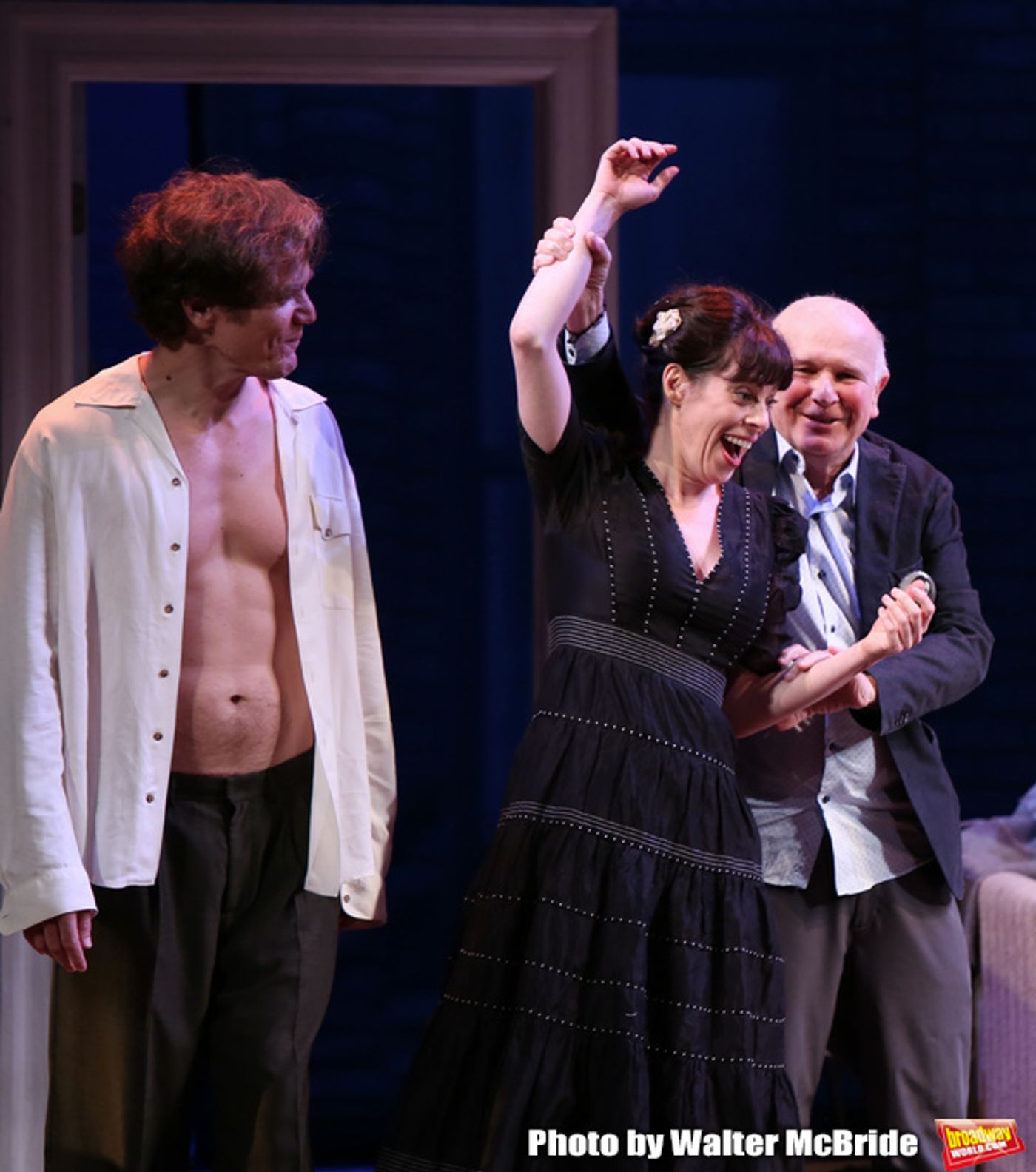 Photo Coverage: The Cast of FRANKIE AND JOHNNY IN THE CLAIR DE LUNE Take Their Bows at the Opening Night Celebration  Image