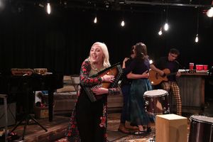 Devin Berg, Brandon Wilhelm, Mindy Bell, and Benjamin Brown @ BroadwayWorld Devin Berg, Brandon Wilhelm, Mindy Bell, and Benjamin Brown Photo