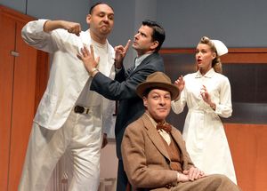 Nicholas Mongiardo- Cooper, Nick Gabriel, Roxane Hayward and French Stewart Photo