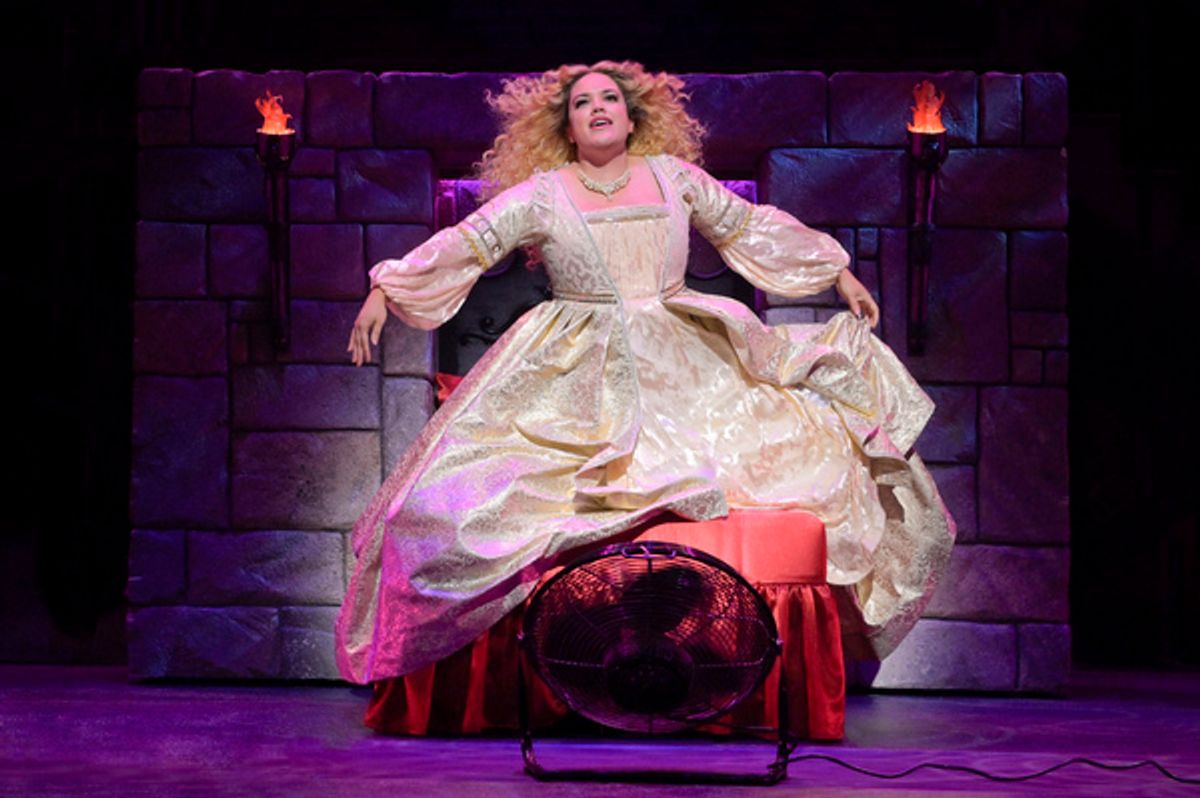 Desiree Rodriguez (Pilar) in the world premiere of Kiss My Aztec! at Berkeley Rep, directed by Tony Taccone.

 at 