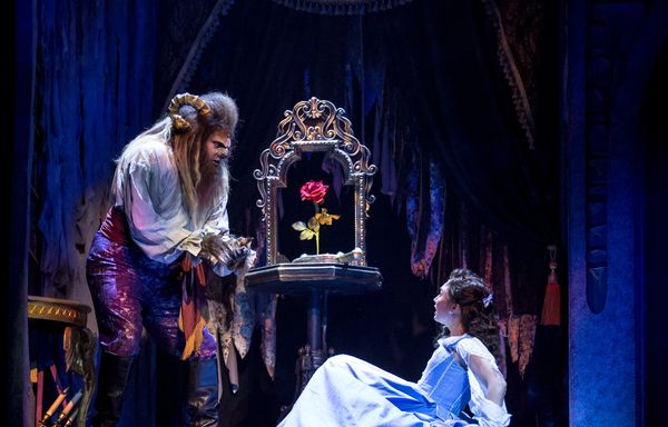 Tally Sessions (Beast) and Belinda Allyn (Belle) Photo