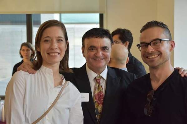 NYCB's Rebecca Krohn, Broadway's Lawrence Leritz and NYCB's Adam Hendrickson Photo