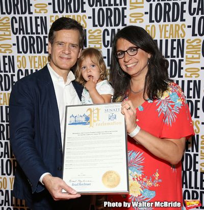 State Senator Brad Hoylman and daughter with Wendy Stark Photo