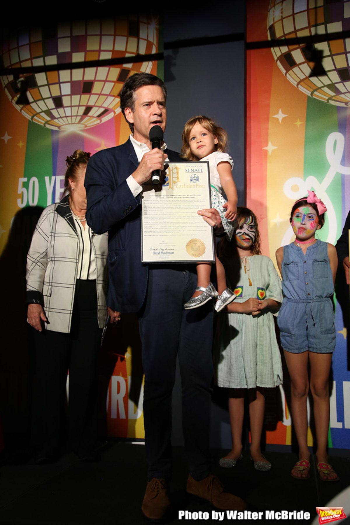 State Senator Brad Hoylman with daughter at 