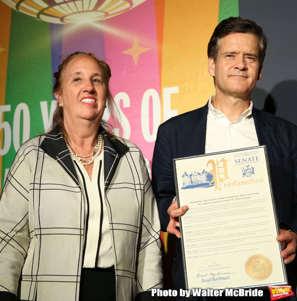 Manhattan Borough President Gale Brewer and State Senator Brad Hoylman  at 