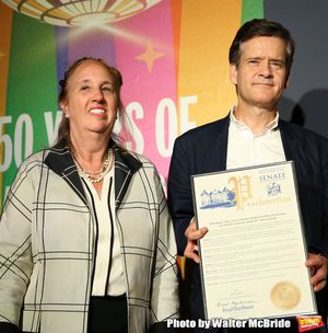 Manhattan Borough President Gale Brewer and State Senator Brad Hoylman @ BroadwayWorld Manhattan Borough President Gale Brewer and State Senator Brad Hoylman Photo