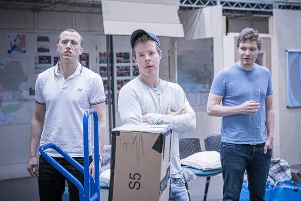Theo Barklem-Biggs, Stephen Wight, and Billy Howle Photo