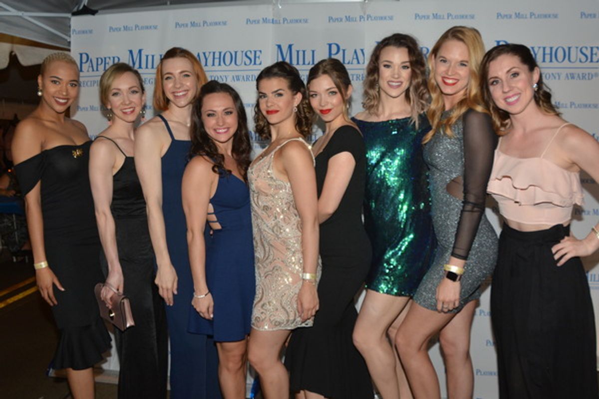 The Ladies of Beauty and The Beast-Lauren E.J. Hamilton, Molly Rishing, Corinne Munsch, Brittany Conigatti, Monica Cioffi, Alexa Racioppi, Cynthia Thorem Annie Gagen and Bronwyn Tarboton at 