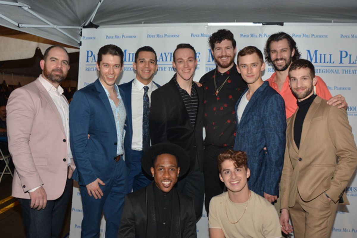 The Genetlemen of Beauty and The Beast-David Michael Garry, Leeds Hill, Justin DeParis, Brett Pederson, Michael Milkanin, Taylor Rosenberger, Joe Bigelow, Stephen DiBiase, Brett Michael Lockley and Matthew  Vincent Taylor at 