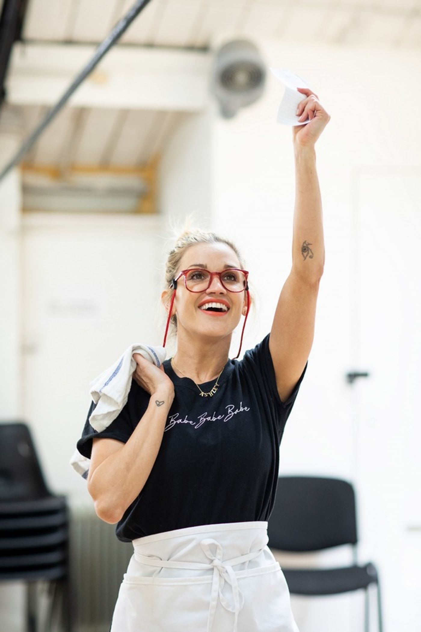 Photo Flash: First Look at Ashley Roberts and Lucie Jones in Rehearsal for WAITRESS Photo Flash: First Look at Ashley Roberts and Lucie Jones in Rehearsal for WAITRESS Image