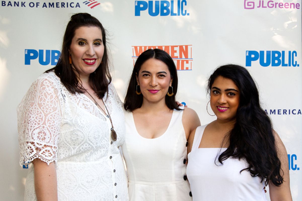 Ally Bonino, Kim Blanck, Kuhoo Verma at 