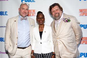 Patrick Willingham, Chirlane McCray, Oskar Eustis Photo