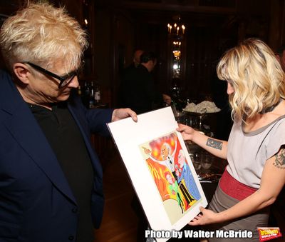 Artist Ken Fallin and Anais Mitchell  Photo
