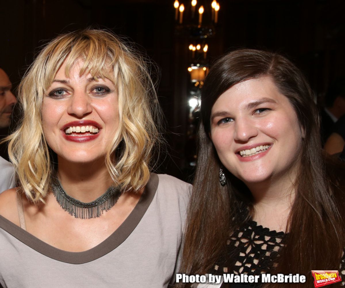 Anais Mitchell and Rachel Routh at 