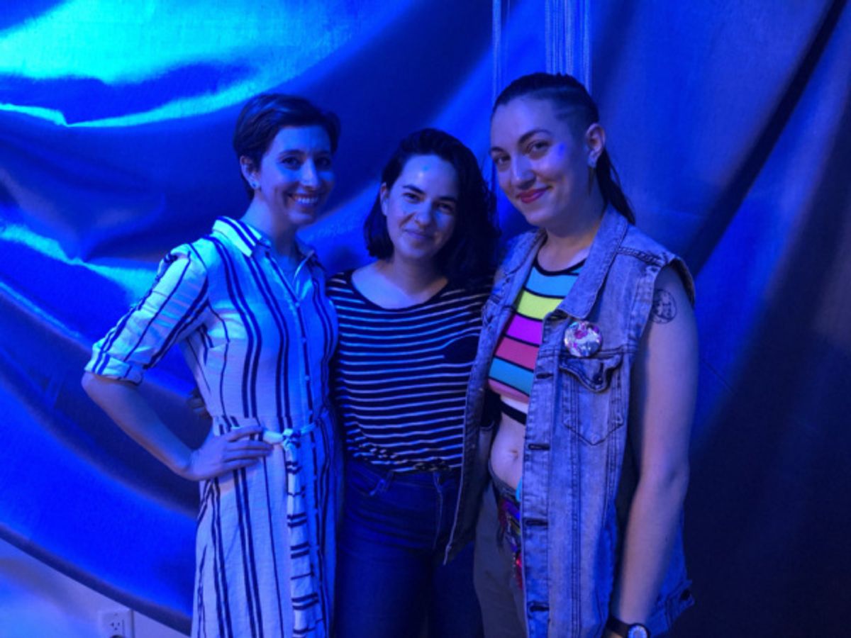 Tatiana Baccari, Erica Rose, Lily Ali-Oshatz. at 