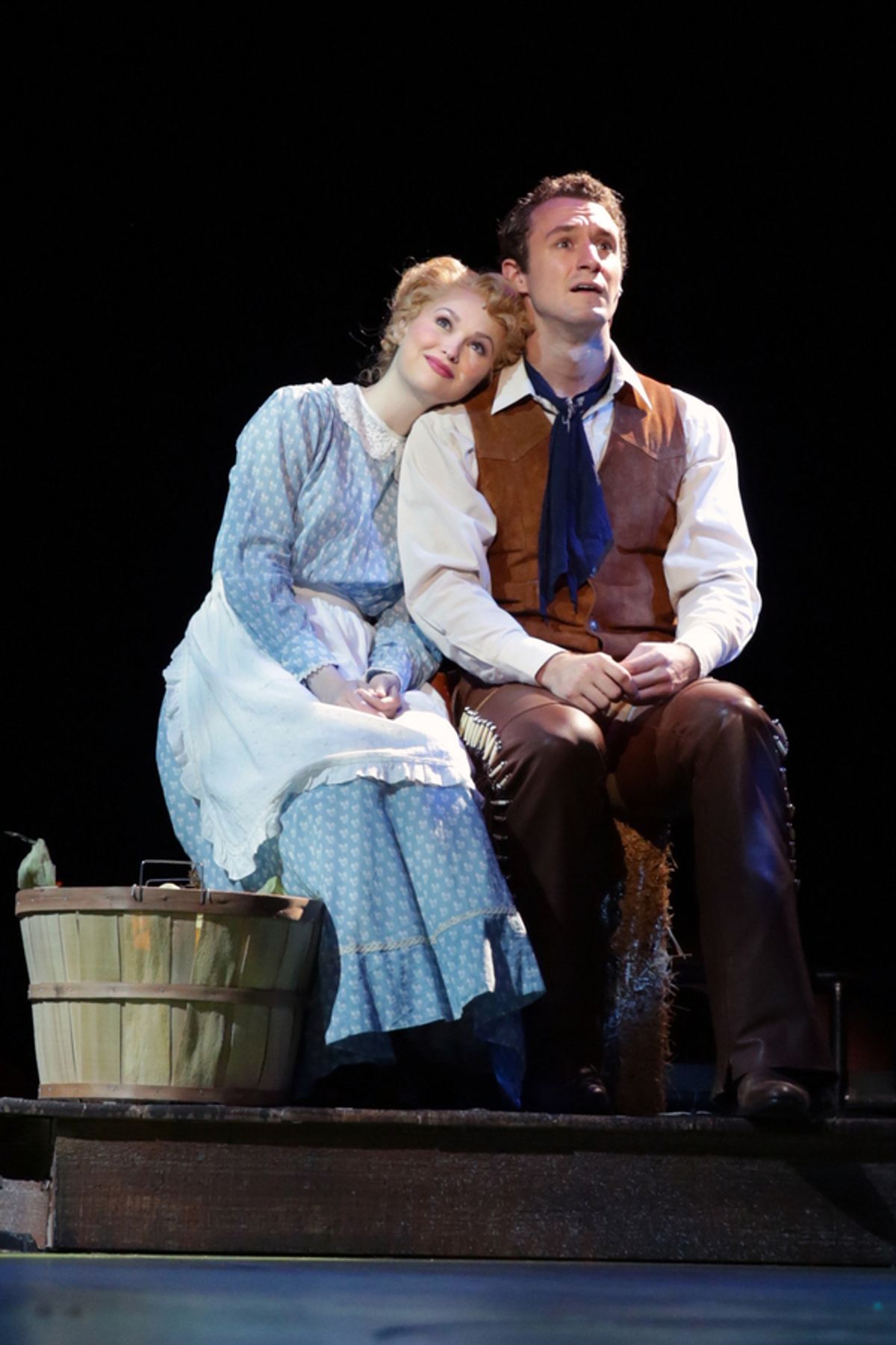 Madison Claire Parks (Laurey) and Blake Price (Curly) at 