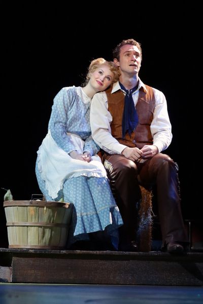 Madison Claire Parks (Laurey) and Blake Price (Curly) Photo