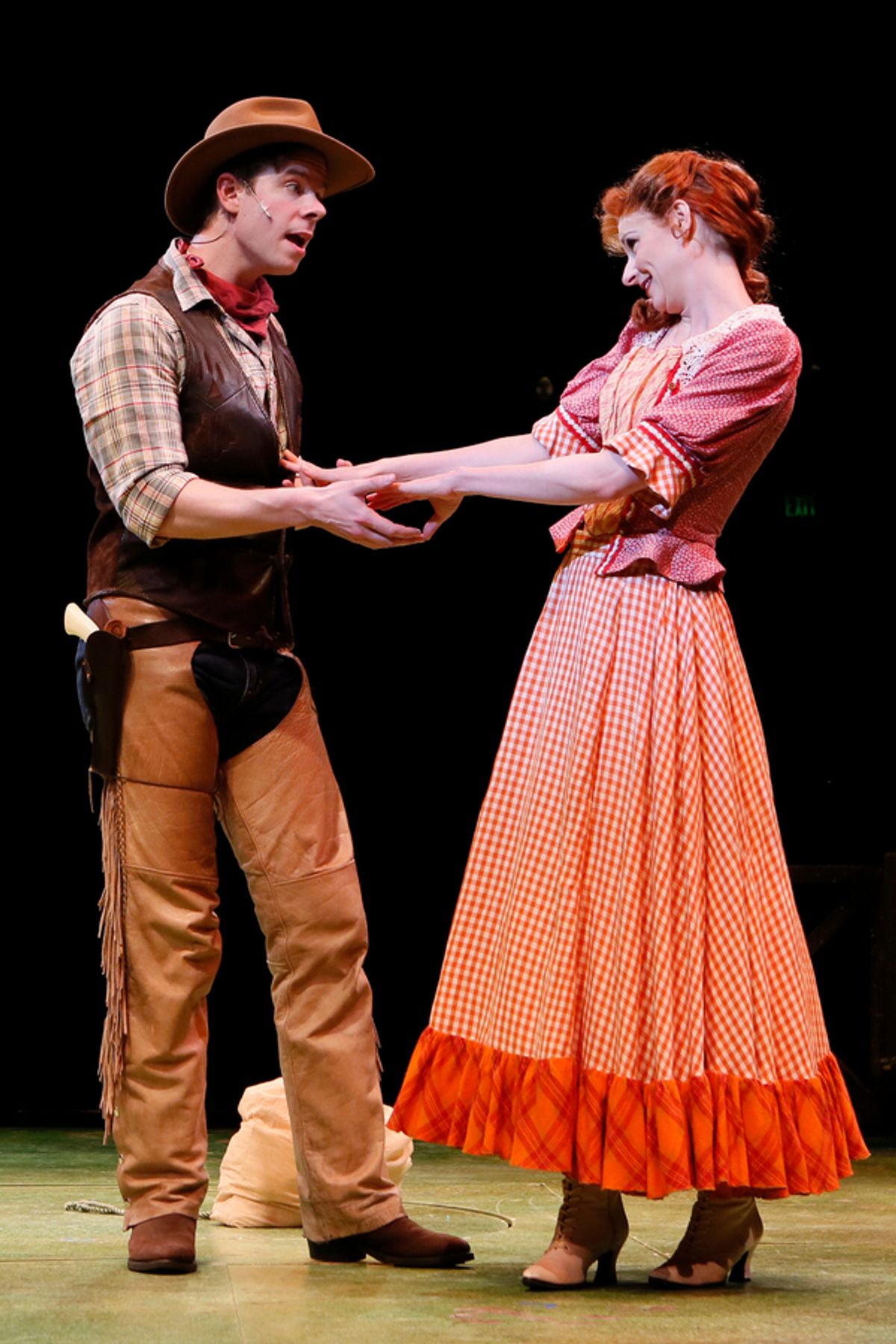 Sean Bell (Will Parker) and Melissa Carlile-Price (Ado Annie) at 