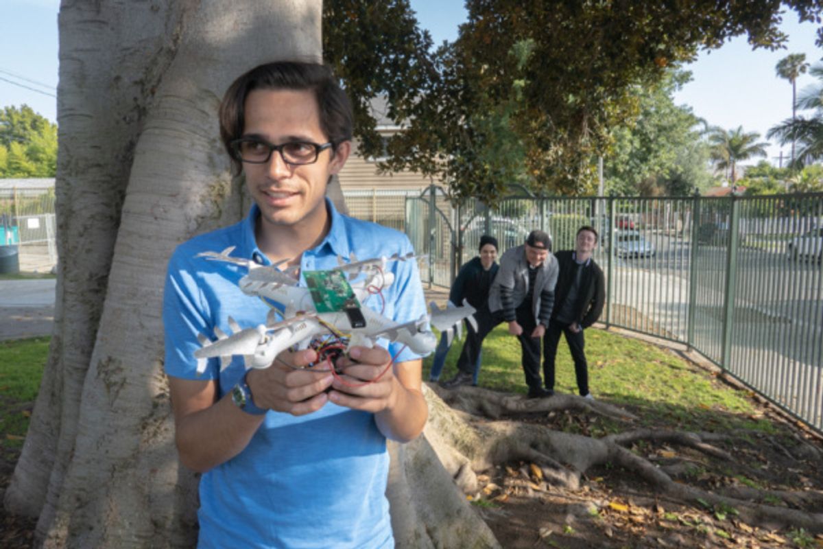 James Everts (Kevin) and Socks Whitmore (Charley), Josh Hillinger (Gordo), Frankie Zablika (Butch) at 