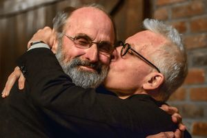 Daniel Sullivan, Donald Margulies Photo