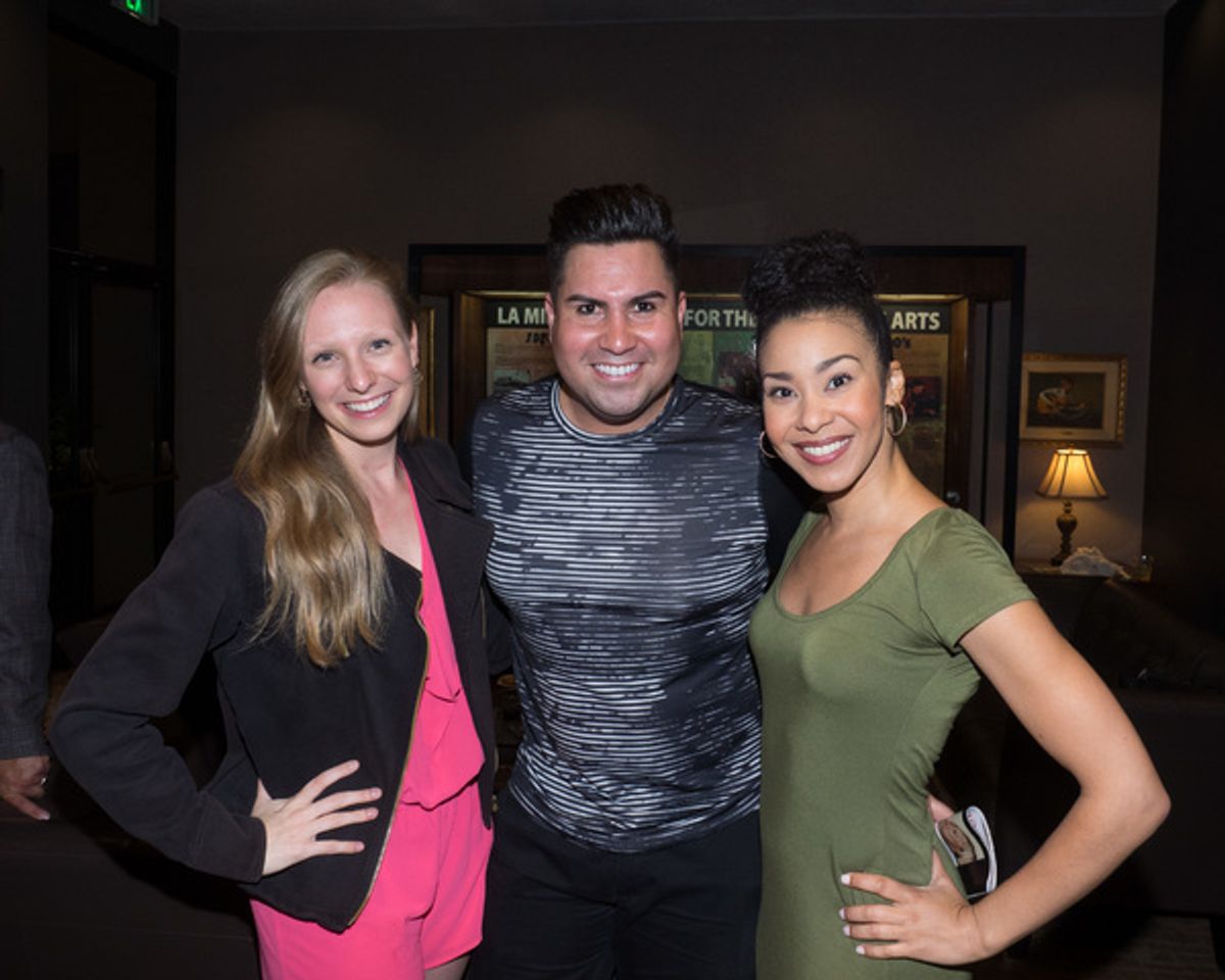 Madison Morris, Oscar Gonzalez, and Theresa Murray at 