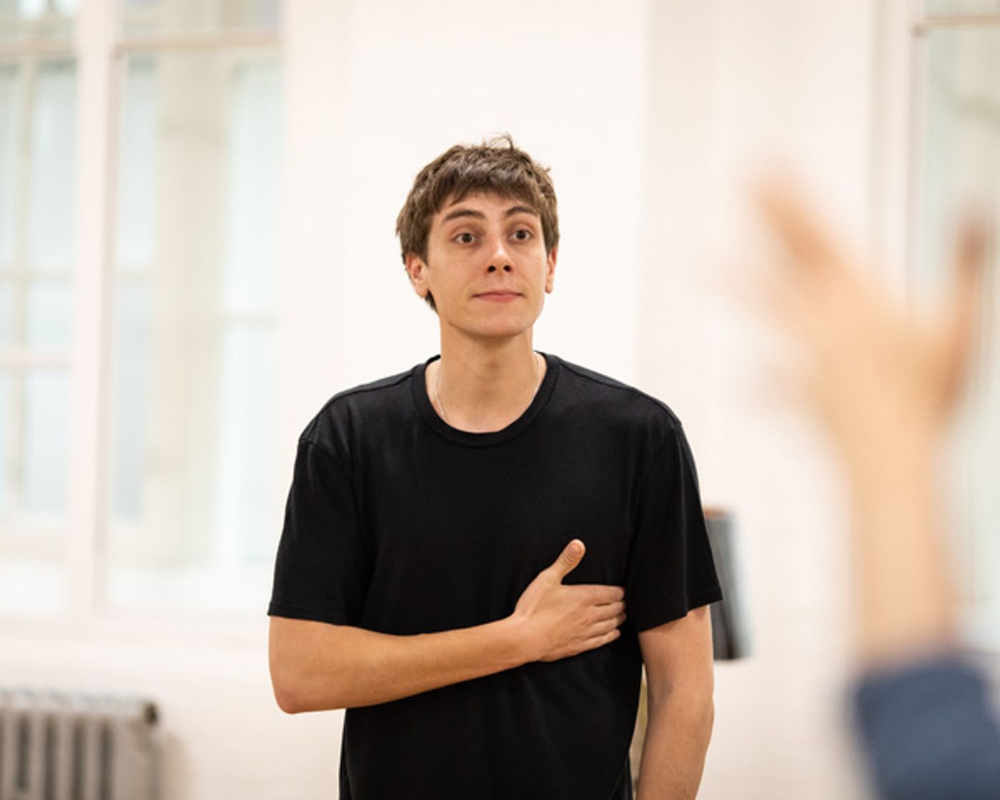 Photo Flash: In Rehearsal With John Malkovich and the Cast of BITTER WHEAT  Image