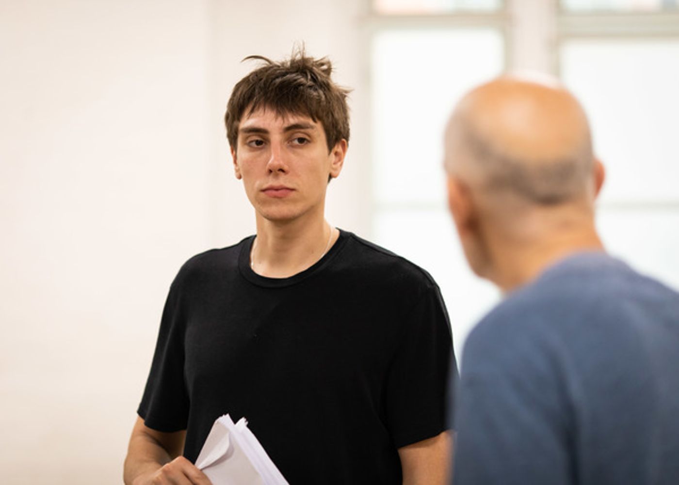 Photo Flash: In Rehearsal With John Malkovich and the Cast of BITTER WHEAT  Image