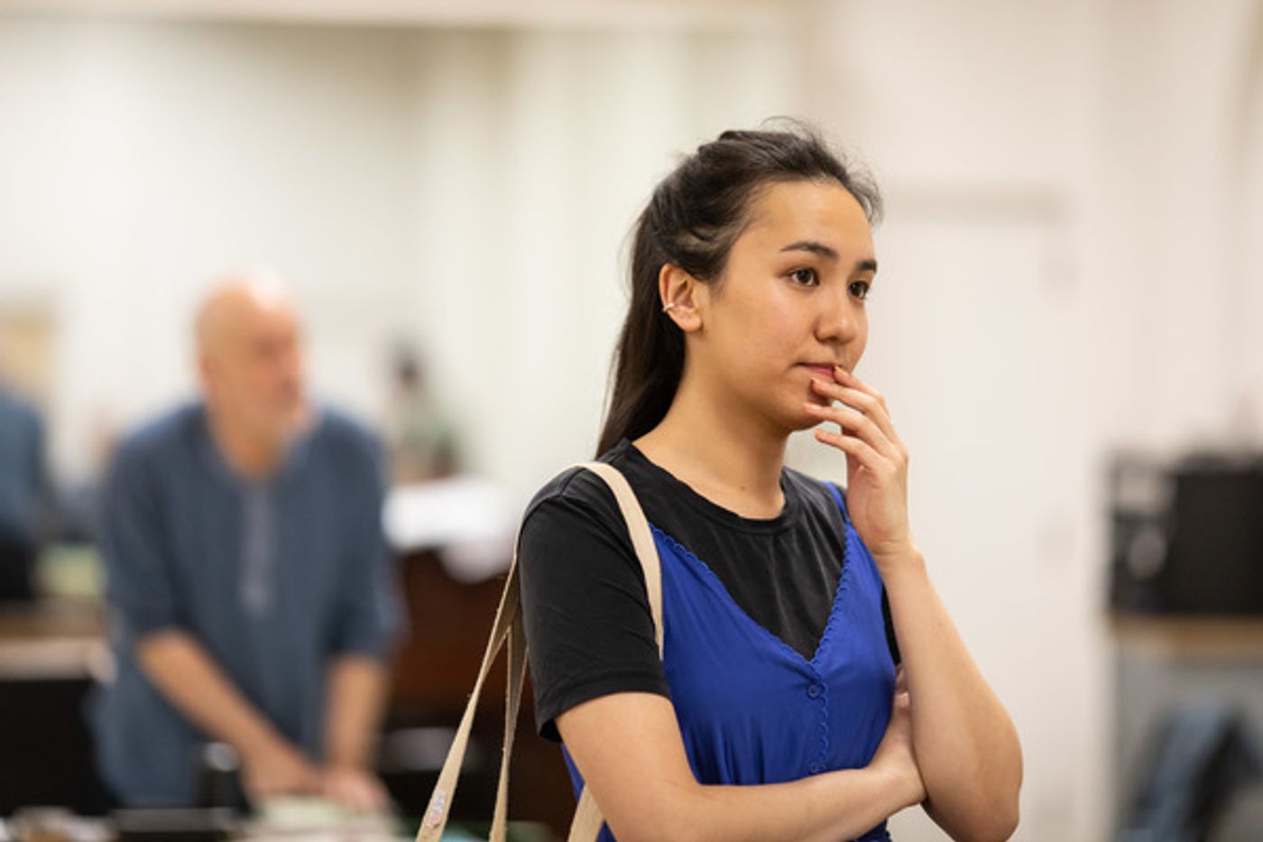 Photo Flash: In Rehearsal With John Malkovich and the Cast of BITTER WHEAT  Image