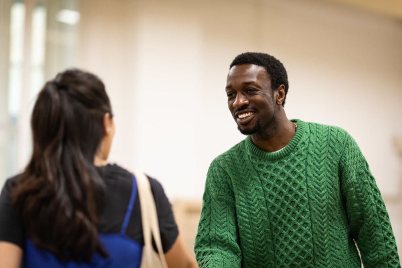 Photo Flash: In Rehearsal With John Malkovich and the Cast of BITTER WHEAT  Image