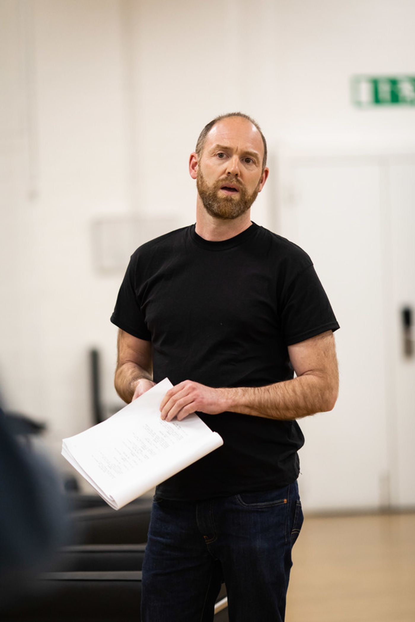 Photo Flash: In Rehearsal With John Malkovich and the Cast of BITTER WHEAT  Image
