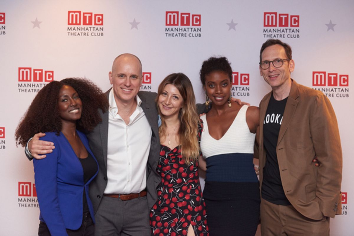 Kelly AuCoin, Jade Esthete, Zina Wilde, Condola Rashad, and Stephen Kunken at 
