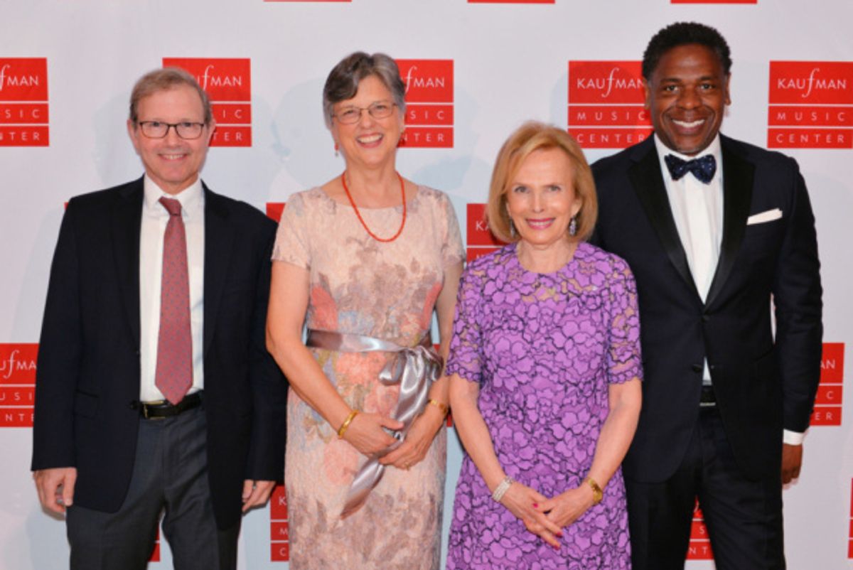 Rob Kapilow, What Makes It Great? series host, composer, conductor and NPR and PBS music commentator  Cathy White O?Rourke, 2019 Gala Ho at 