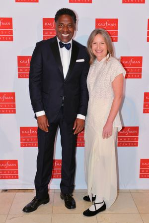 Terrance McKnight, WQXR Radio personality  Bethany Millard, Vice President, Kaufman M Photo