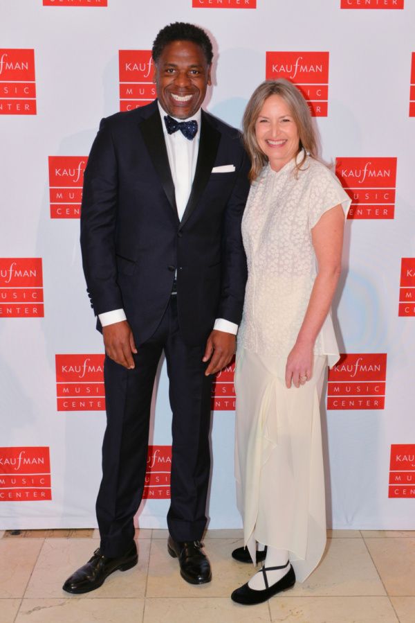 Terrance McKnight, WQXR Radio personality  Bethany Millard, Vice President, Kaufman M Photo