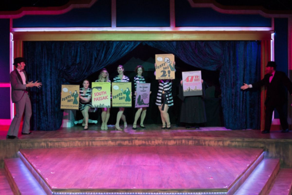 William Johnson, Chap Wolff, and cast at 